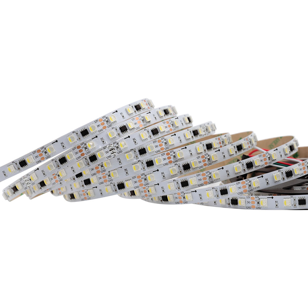 SM16704 Addressable RGBW Dream Color LED Strip Lights 60LEDs/m 12/24V SM16704 Addressable RGBW Dream Color LED Strip Lights 60LEDs/m 12/24V